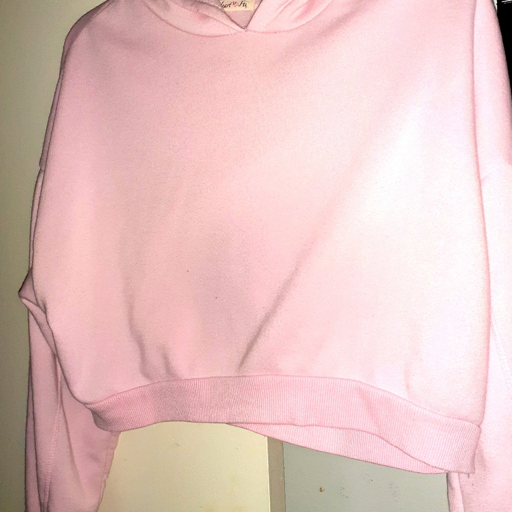 Pink hoodie